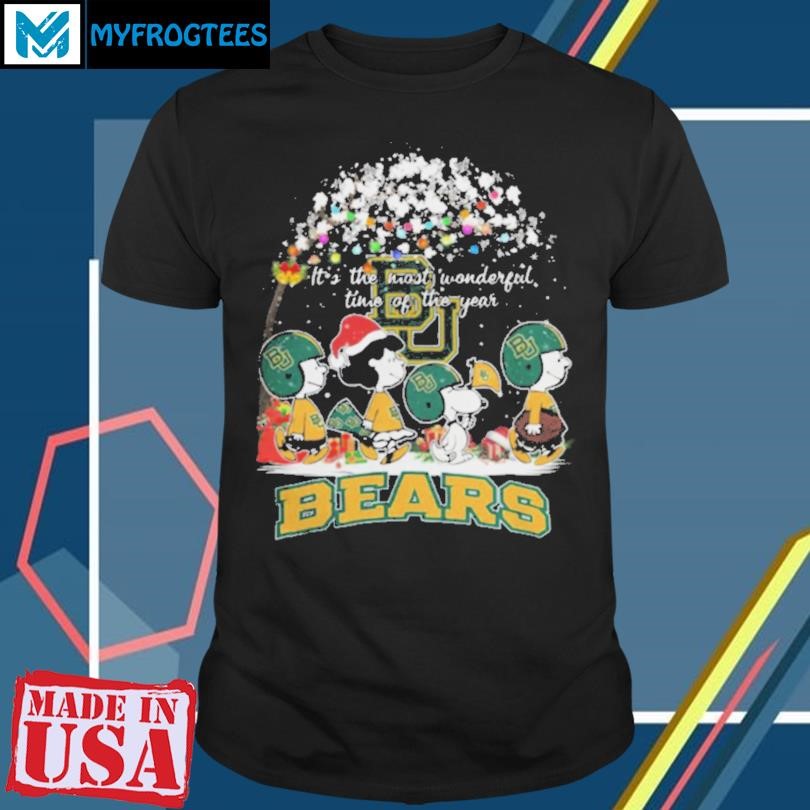 Peanuts Baylor Bears It’s The Most Wonderful Time Of The Year Winter Shirt