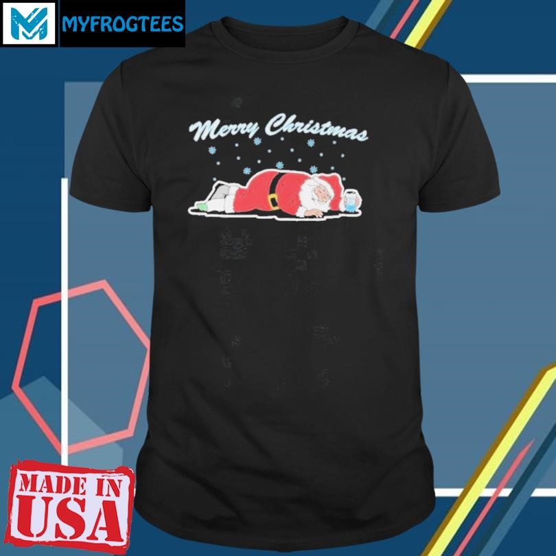 Santa Claus Merry Christmas Friday Beers Holiday Christmas 2024 T shirts