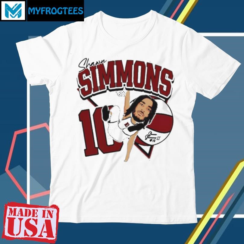 Shawn Simmons II Saint Joseph’s Hawks cartoon shirt