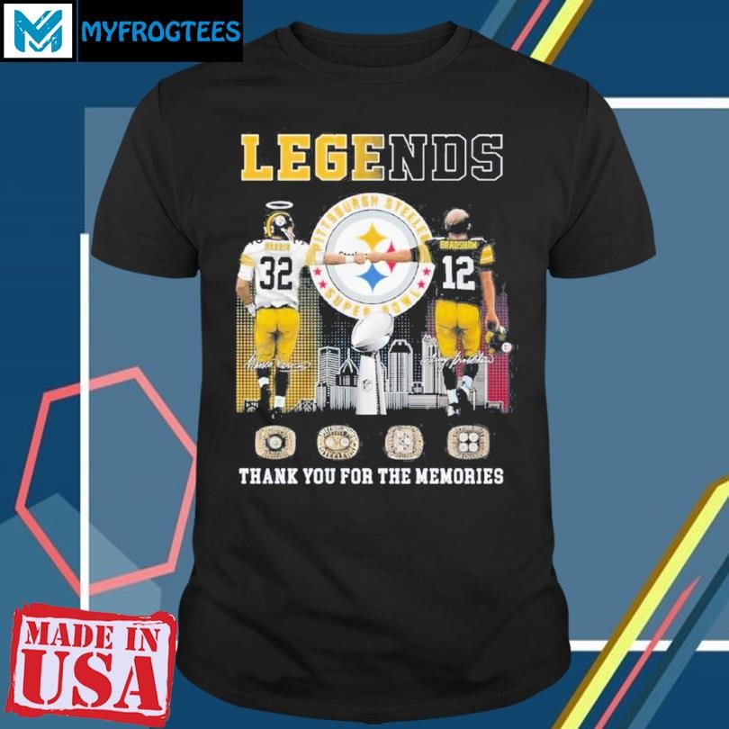 Harris 32 Bradshaw 12 Legends Thank You For The Memories Shirt