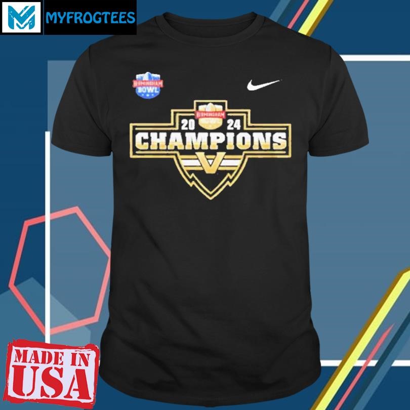 Vanderbilt Football Birmingham Bowl Champions 2024 Shirt