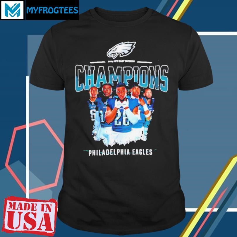 2024 NFC East Division Champions Philadelphia Eagles Team shirt