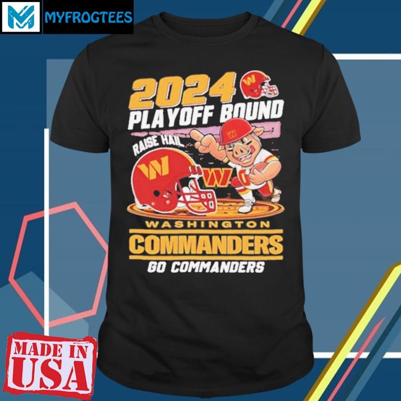 2024 Playoff Bound Washington Commanders mascot shirt