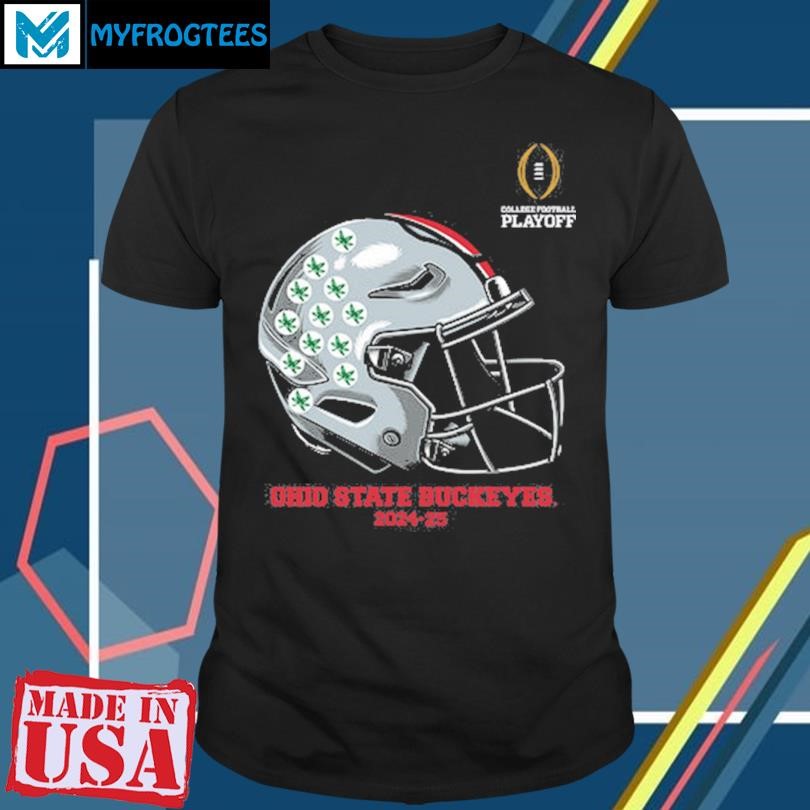 Youth College Football Playoff 2025 Ohio State Helmet T-Shirt