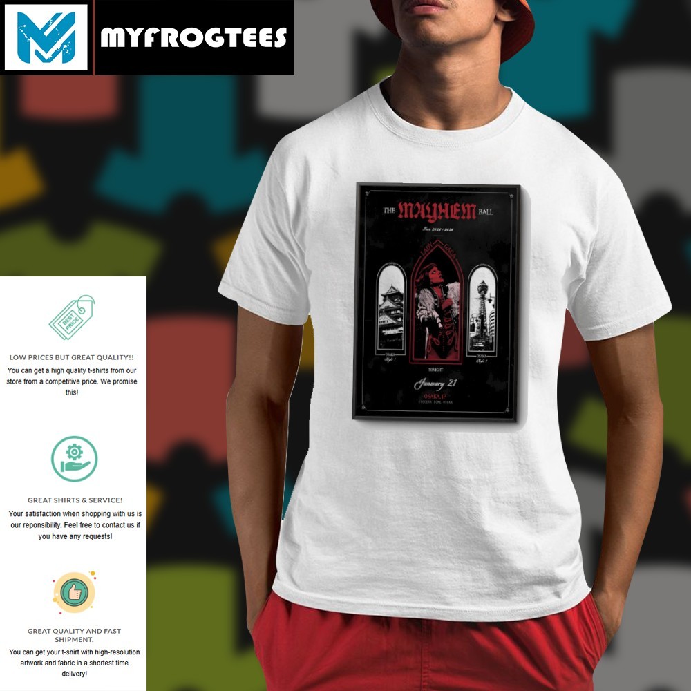 Original Lady Gaga The Mayhem Ball Tour In Osaka Japan On Jan 21