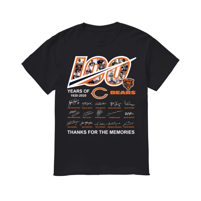 chicago bears 100 t shirt