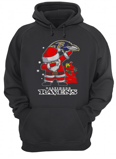 Baltimore Ravens Santa dabbing Christmas shirt - Online Shoping