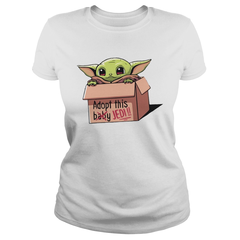 Baby Yoda The Mandalorian Adopt This Jedi shirt hoodie sweater