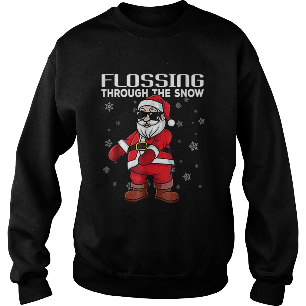 Flossing through the snow cheap sweater