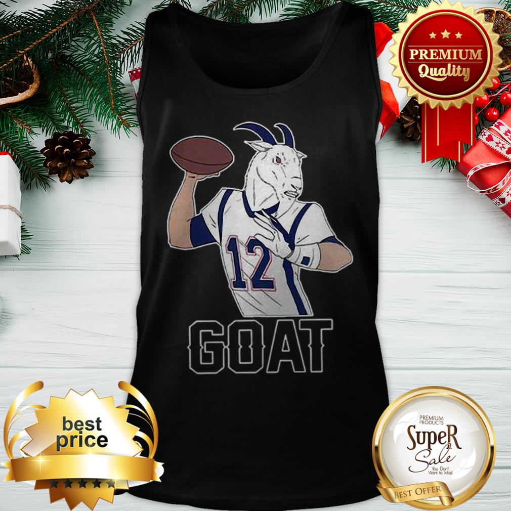 Tom Brady Goat #12 New England Patriots NFL Football Hoodie Sweatshirt  Medium