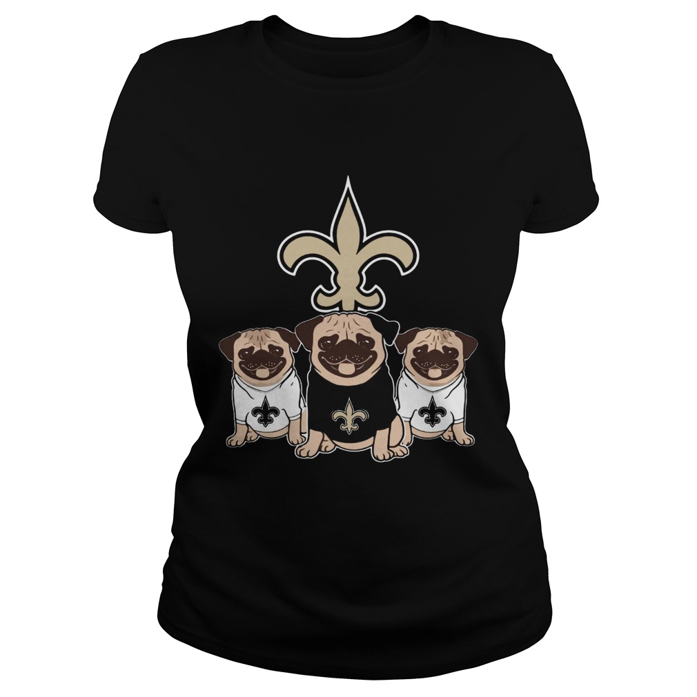 New Orleans Saints Pugs dog shirt, hoodie, sweater and long sleeve