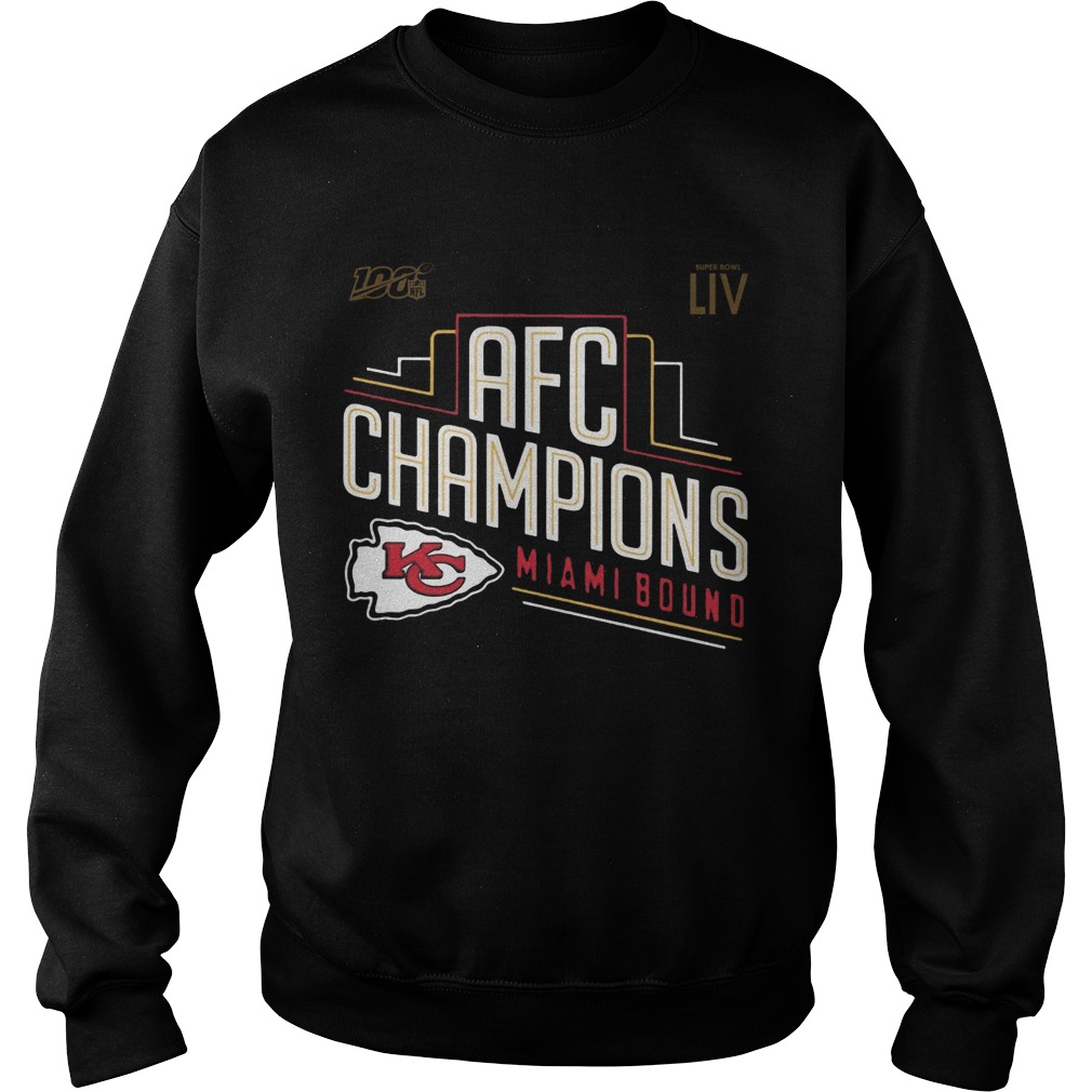 chiefs afc championship sweatshirt