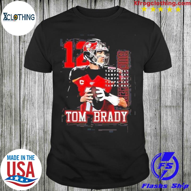 12 Tom Brady Tampa Bay Buccaneers T-Shirt, hoodie, sweater, long