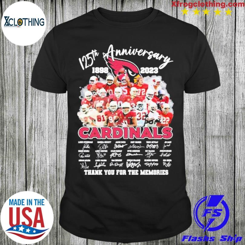 Official 125th anniversary 1898 – 2023 cardinals thank you for the