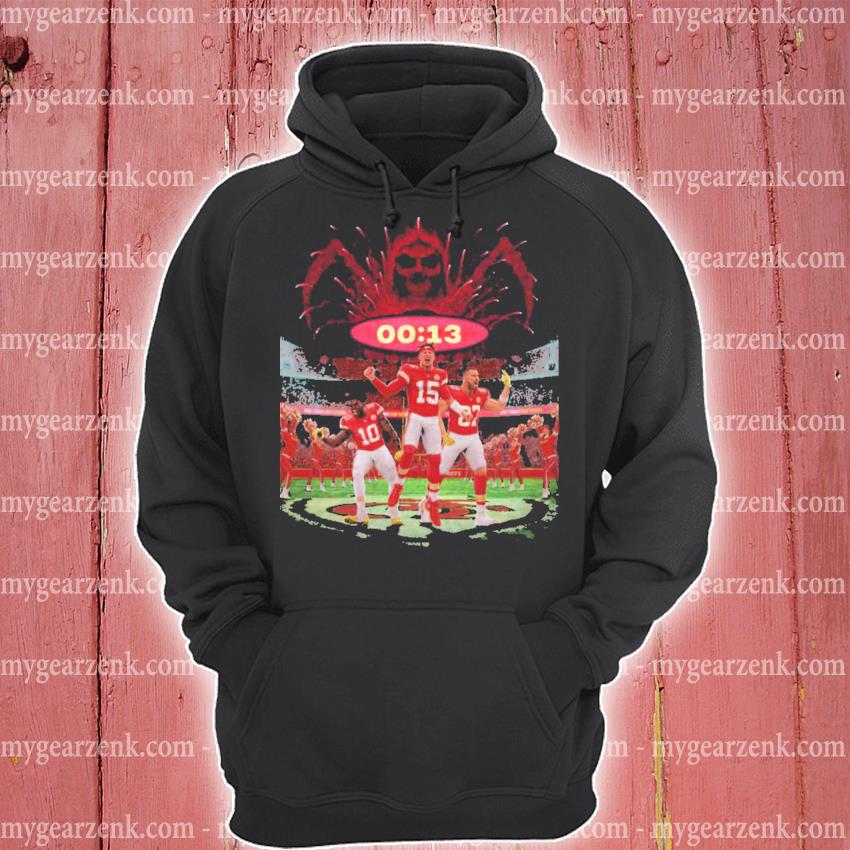 Official When it's grim be the grim reaper 13 seconds Kansas City Chiefs  shirt, hoodie, sweater, long sleeve and tank top