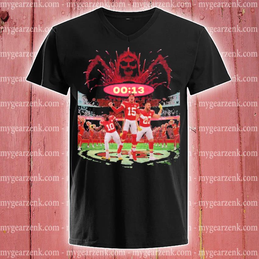 Chiefs 13 Seconds T-Shirt Be The Grim Reaper 13 Second