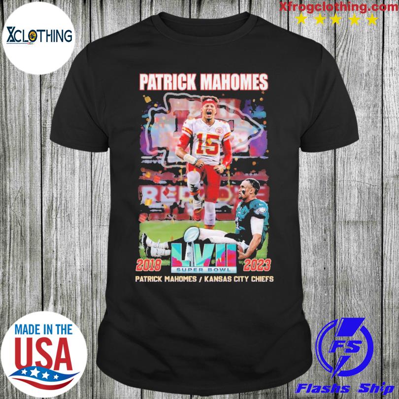 Kansas City Chiefs Patrick Mahomes 2018-2023 Super Bowl shirt