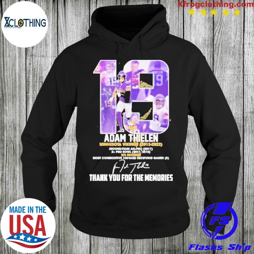 19 Adam Thielen Minnesota Vikings 2013 – 2022 Thank You For The Memories  Shirt - Freedomdesign