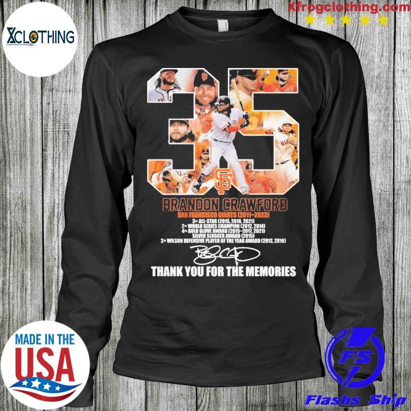 Brandon Crawford 35 San Francisco Giants 2023 shirt, hoodie, sweater, long  sleeve and tank top