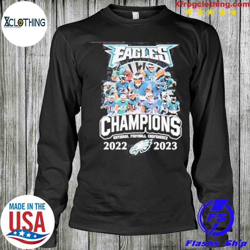 2022-2023 nfc champions philadelphia eagles team shirt, hoodie, sweater,  long sleeve and tank top