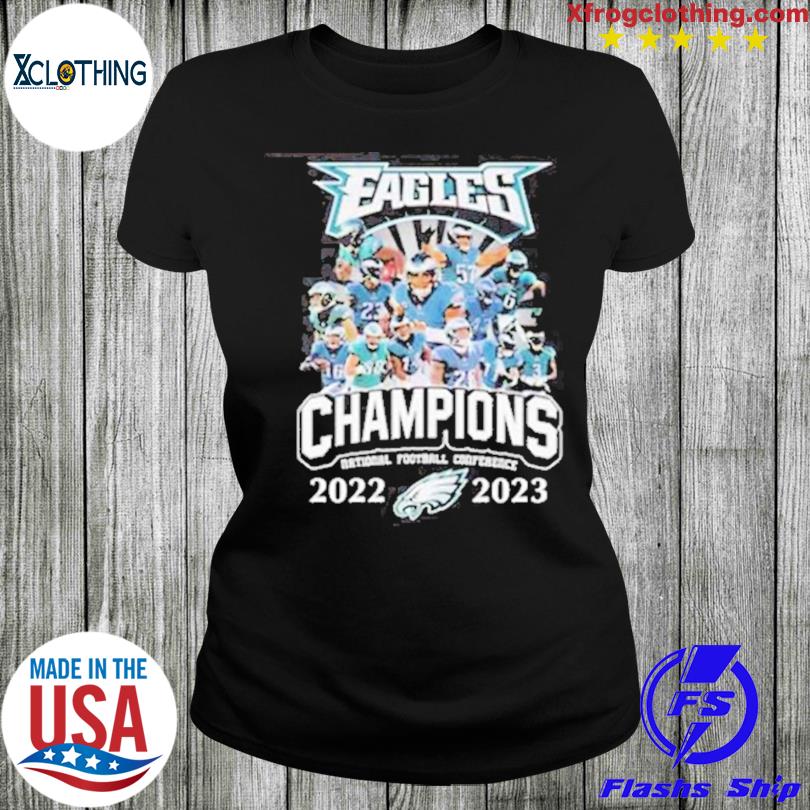 2022-2023 NFC Champions Philadelphia Eagles team T-shirt - Kaiteez