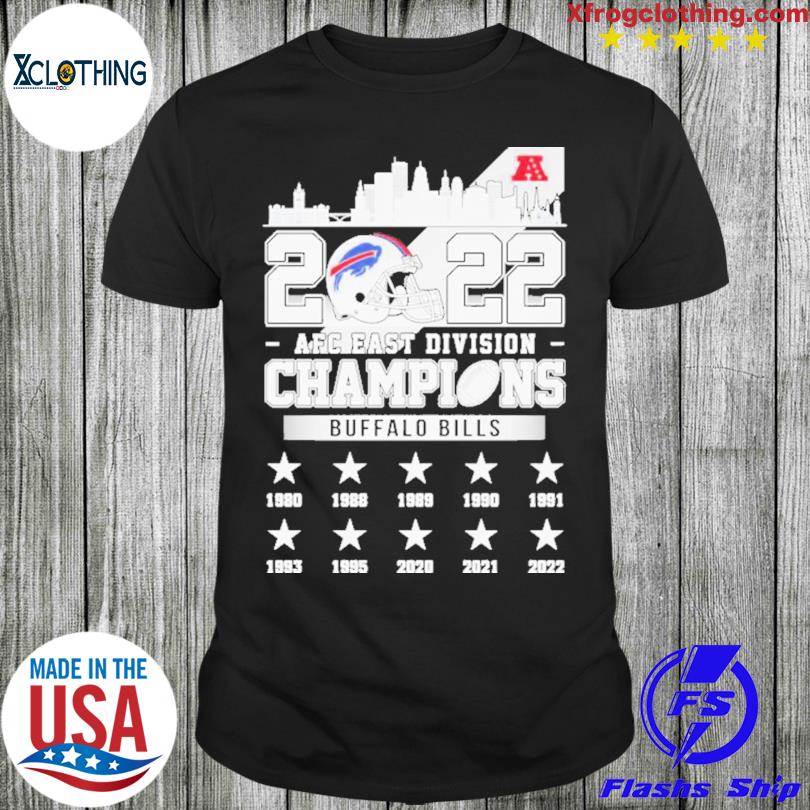 2022 afc east division champions buffalo bills city 1980-2022