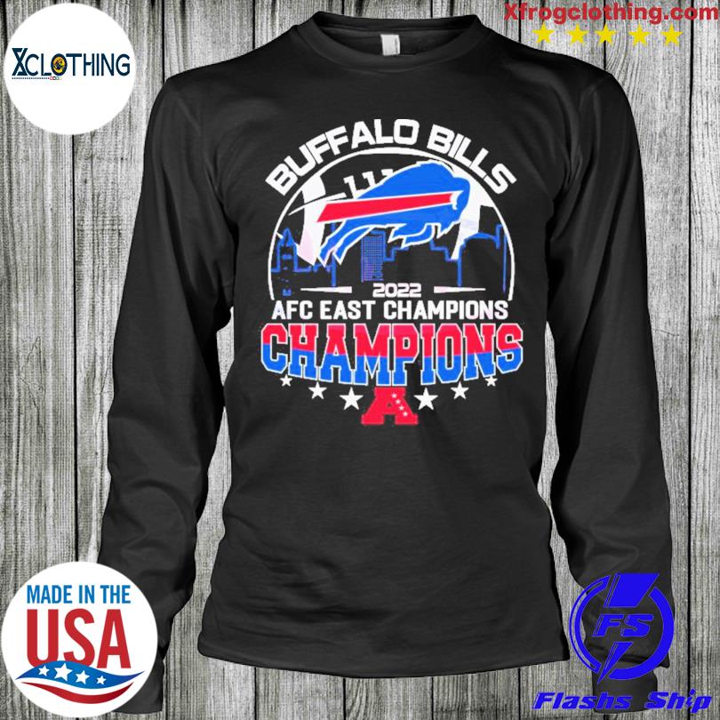 Buffalo Bills 2022 AFC East Champions Buffalo Bills Skyline Shirt