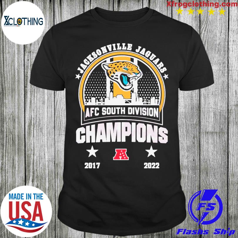 Jacksonville jaguars nike youth 2022 afc south division champions trophy  collection shirt, hoodie, longsleeve tee, sweater