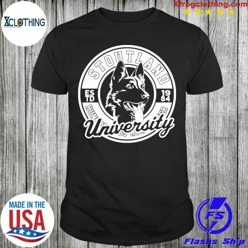 2022 Eagles autism foundation stoutland university estd 1984 hungry dogs run faster wolf t-shirt