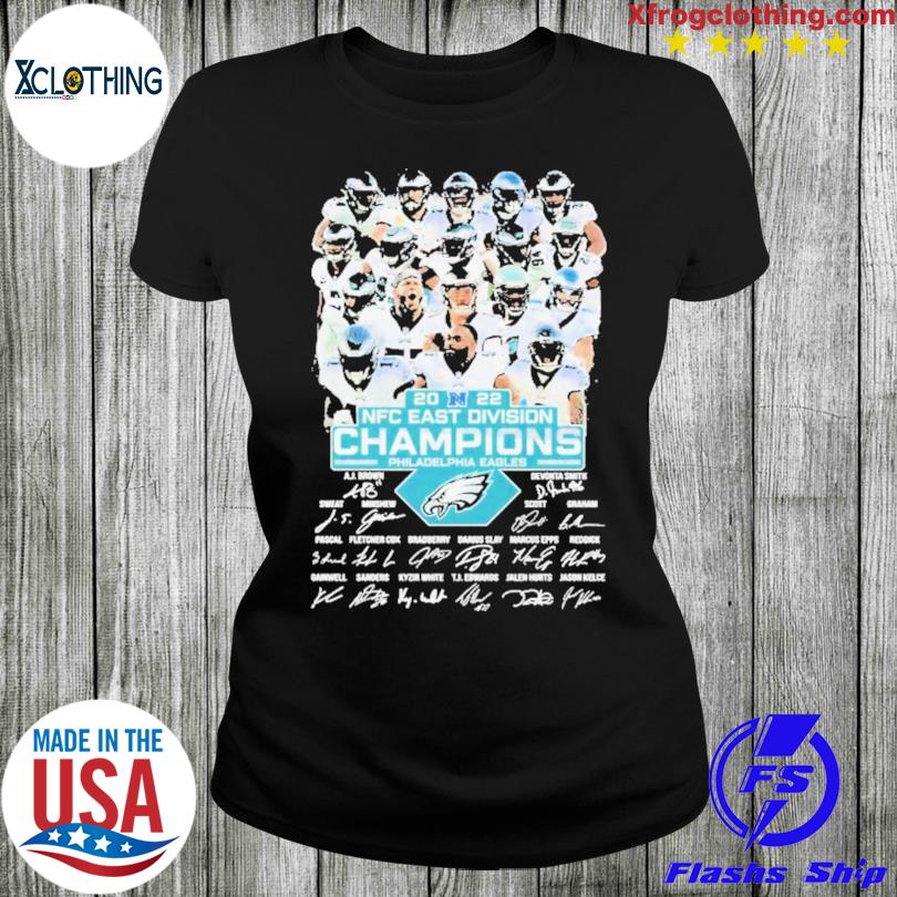 2022 NFC East Division Champions Philadelphia Eagles Signatures Mug,  hoodie, sweater, long sleeve and tank top