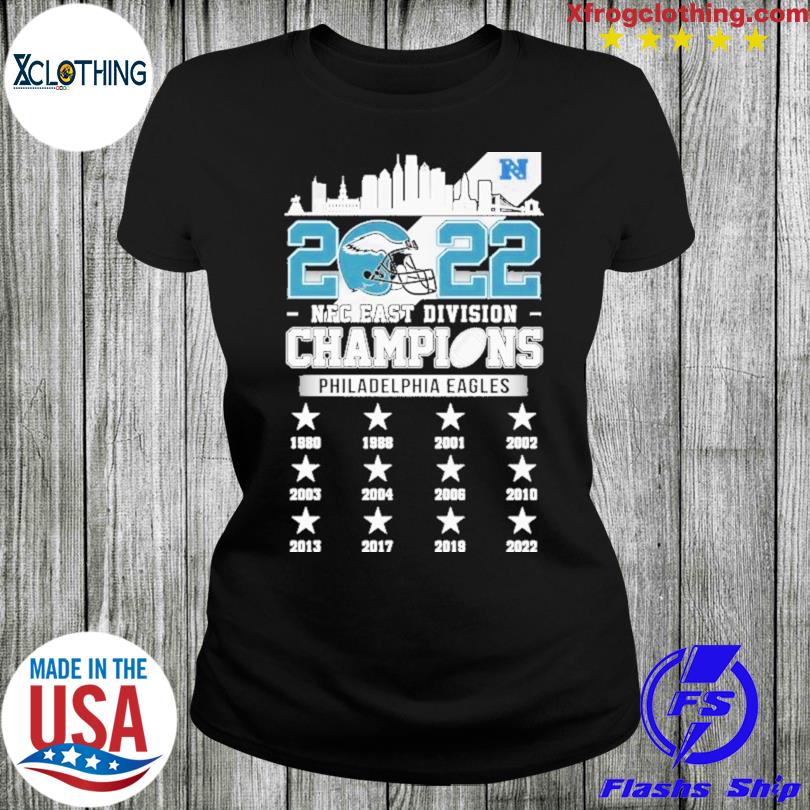 Philadelphia Eagles 2022 NFC Champions 1980 2004 2017 2022 shirt