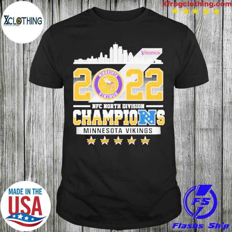 Skol Vikings 2022 Nfc North Division Champions Minnesota Vikings 2008-2022  Shirt, hoodie, sweater and long sleeve