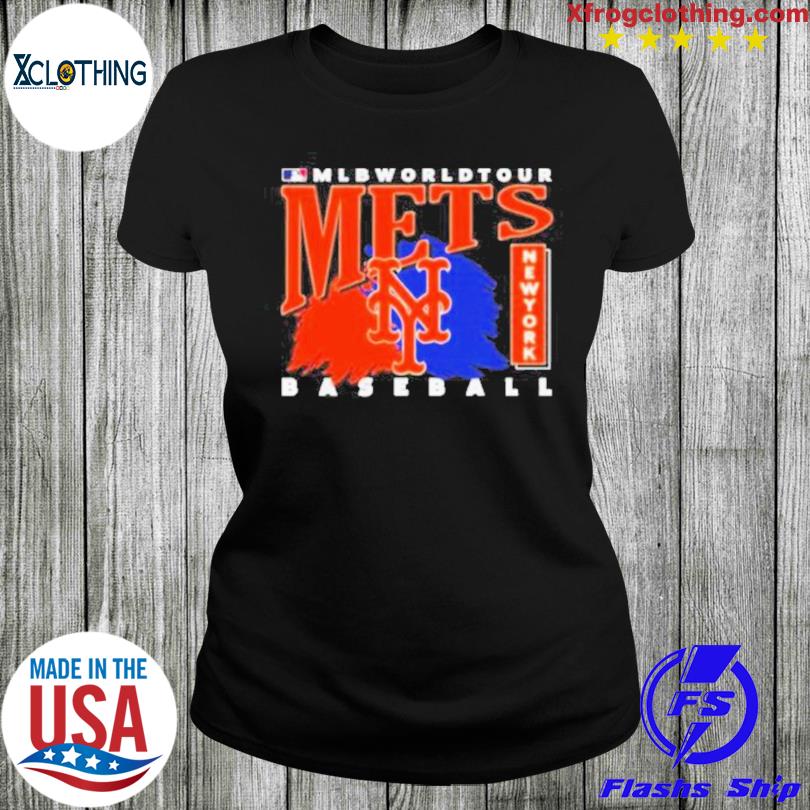 2023 Mlb World Tour New York Mets Baseball Logo Shirt