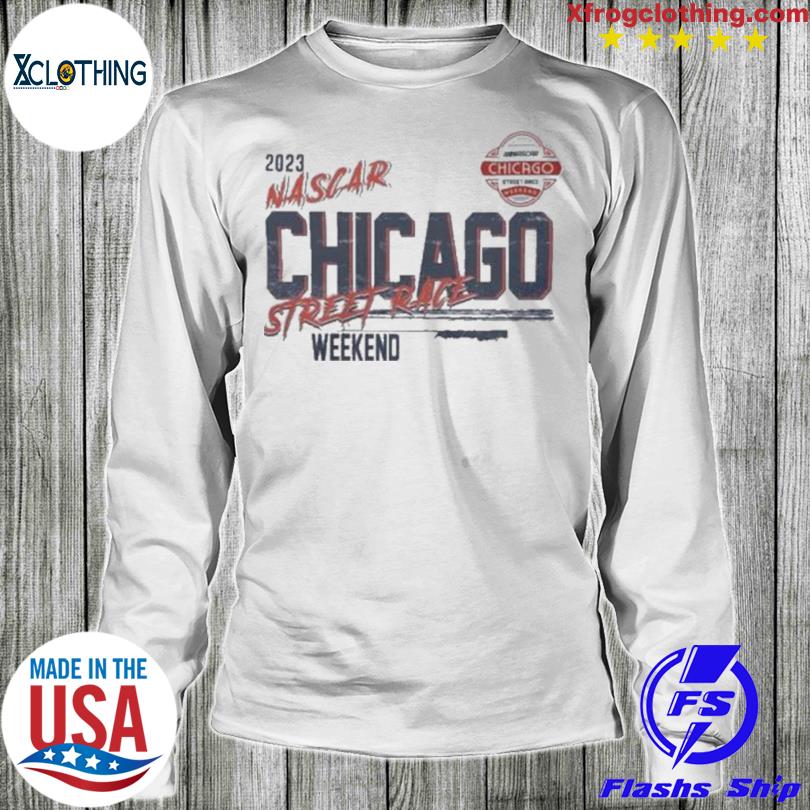 Men's Chicago Street Race Starter White Prime Time T-Shirt