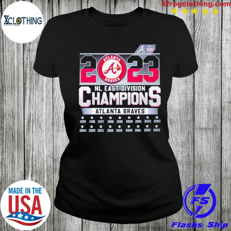 Original six Straight Atlanta Braves NL East Division Champions Shirt,  hoodie, sweater, long sleeve and tank top