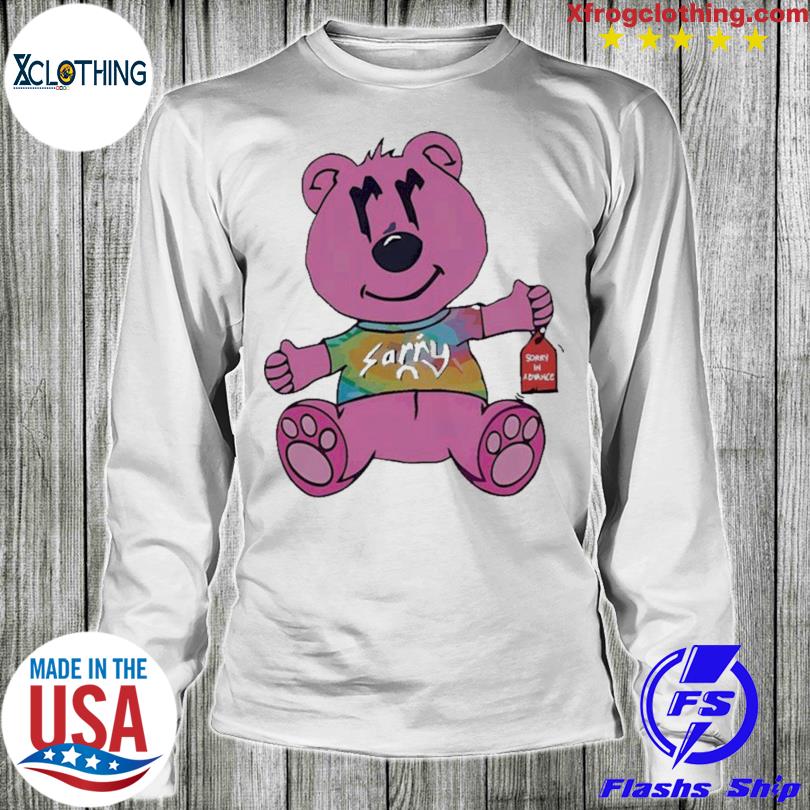 Joe burrow wearing sorry pink bear 2023 new design shirt, sweatshirt,  hoodie, v-neck tee