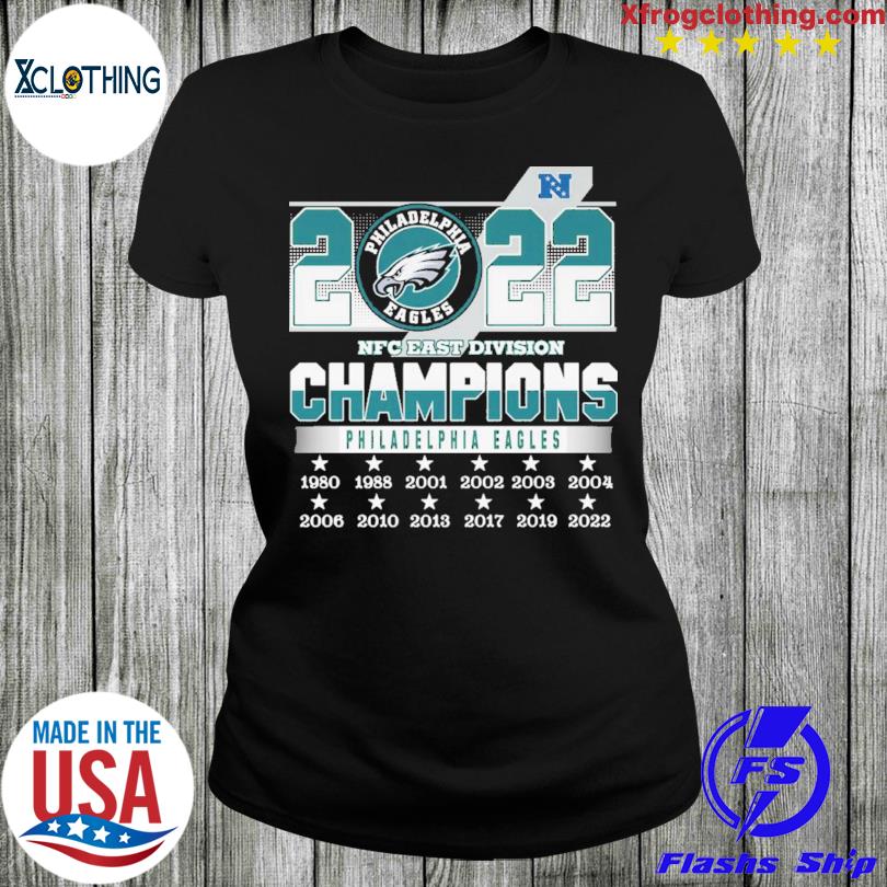 2023 Philadelphia Eagles NFC east division champions shirt, hoodie, sweater  and long sleeve