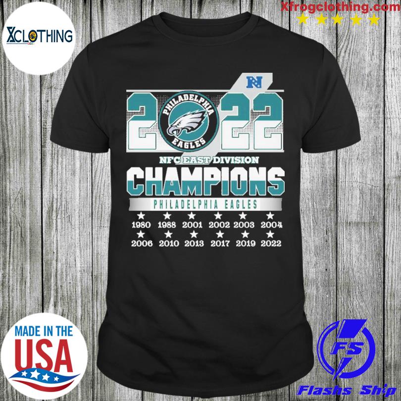 2023 Philadelphia Eagles NFC east division champions shirt, hoodie, sweater  and long sleeve