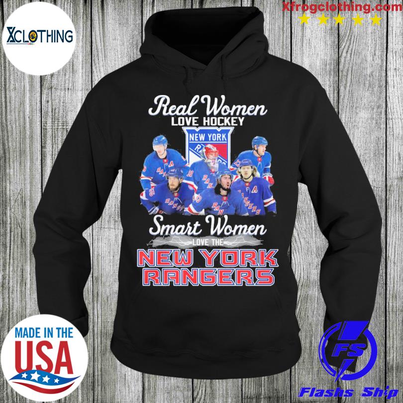 Real Women Love Hockey Smart Women Love New York Rangers 2023 Shirt,  hoodie, longsleeve, sweatshirt, v-neck tee