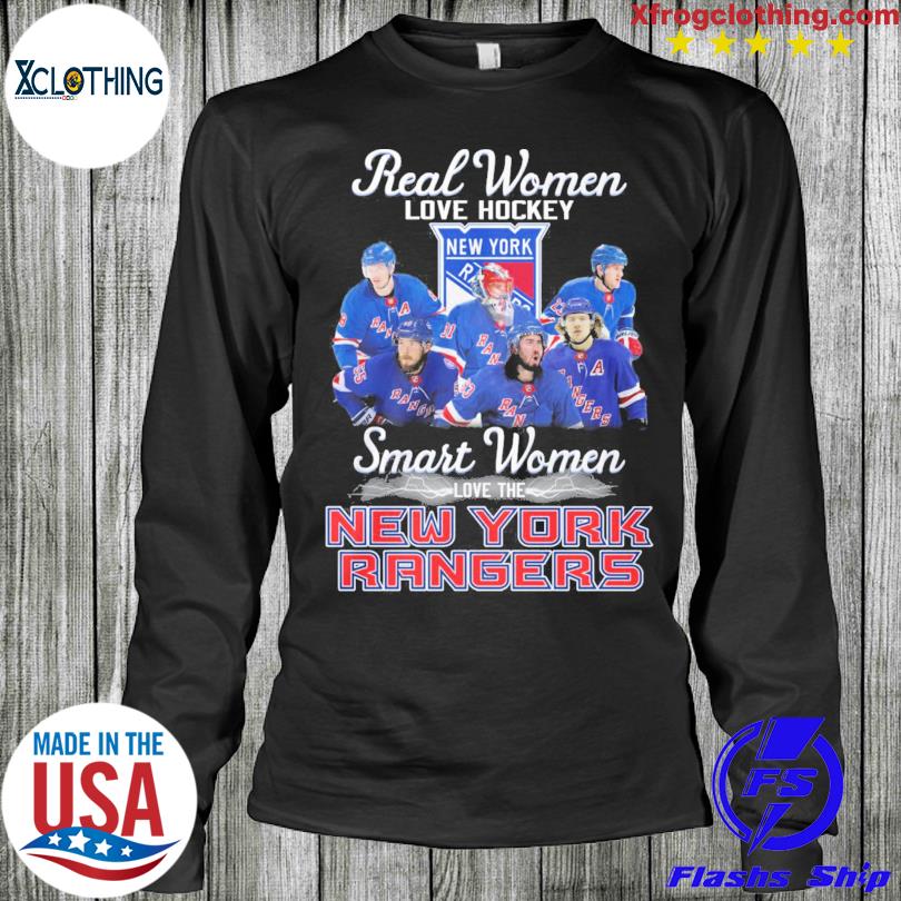 Real Women Love Hockey Smart Women Love New York Rangers 2023 Shirt,  hoodie, longsleeve, sweatshirt, v-neck tee