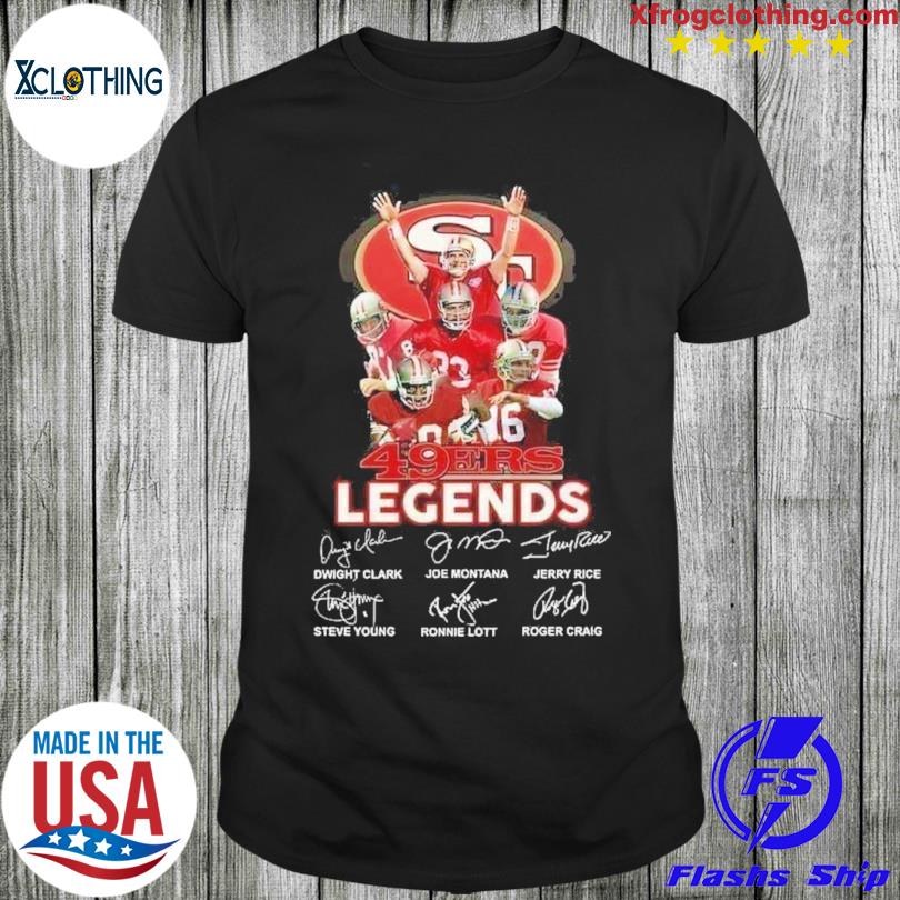 2023 San Francisco 49ers legend signatures shirt, hoodie, sweater