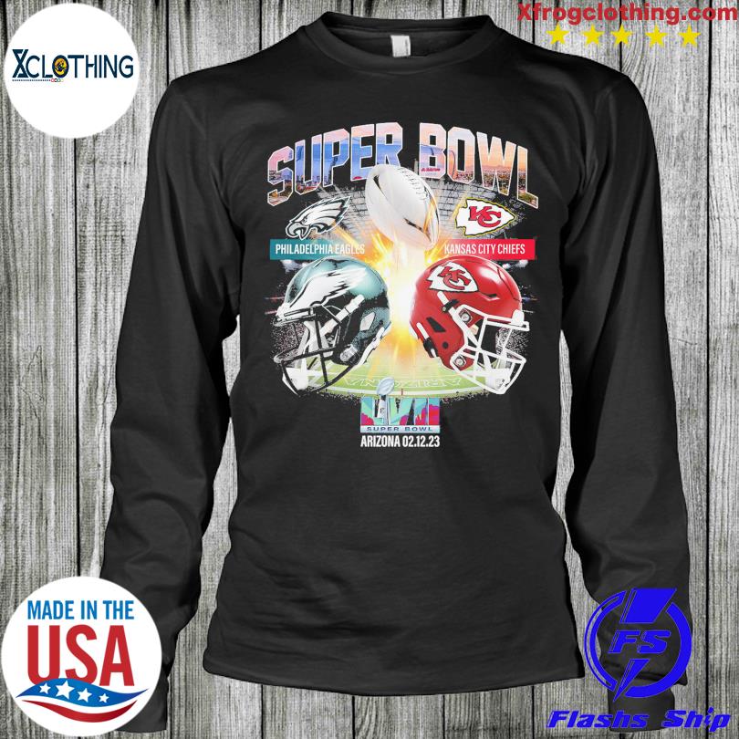 Chiefs Eagles Super Bowl Lvii 2023 Shirt - Bluecat