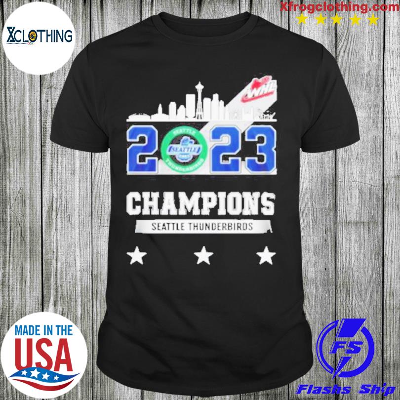 2023 Whl Champions Seattle Thunderbirds shirt