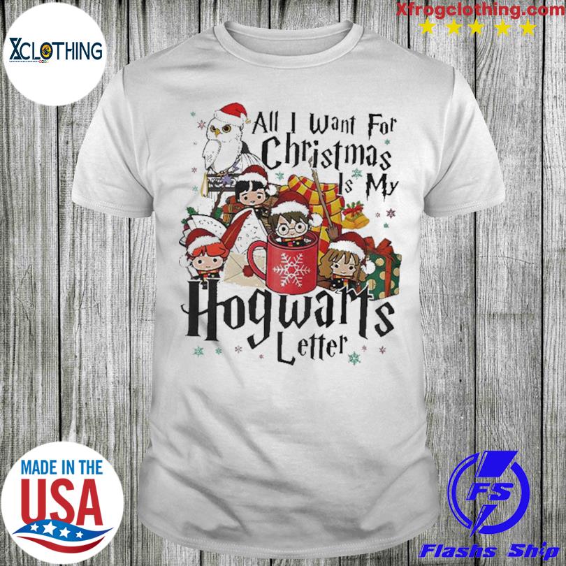 All I Want For Christmas Is My Hogwarts Letter 2023 T-Shirt