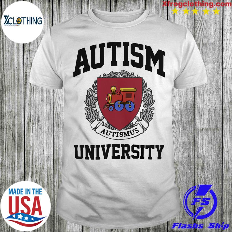 Autism University Crewneck T-Shirt