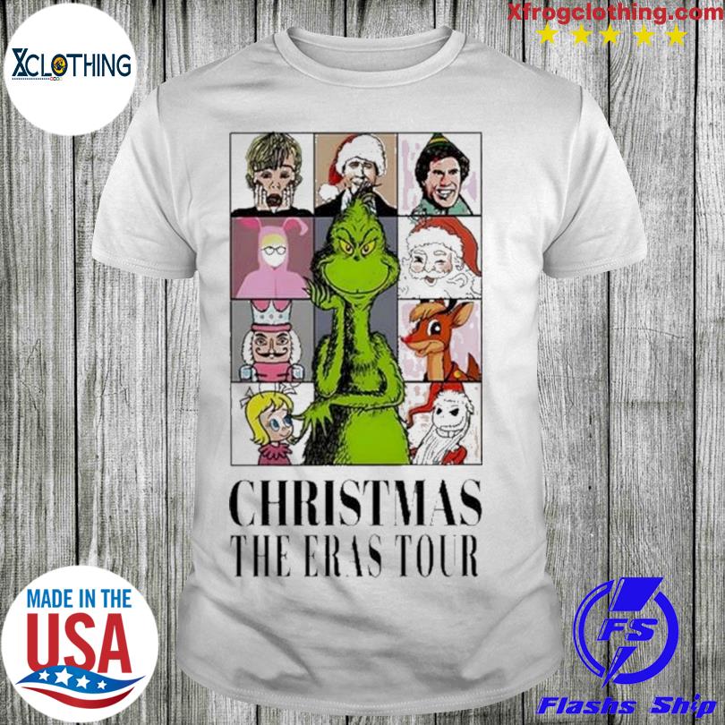 Christmas The Grinch Eras Tours 2023 T-Shirt