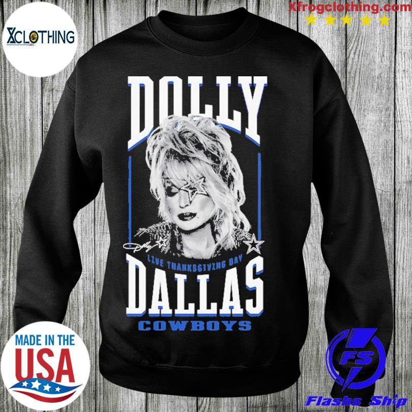 Unisex Black Dallas Cowboys Dolly Parton Live T-Shirt, hoodie