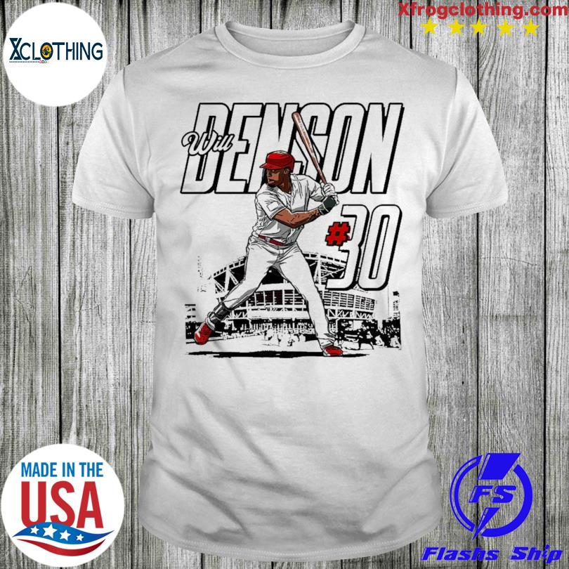 William Benson Cincinnati Reds Mlbpa Stadium T-Shirt