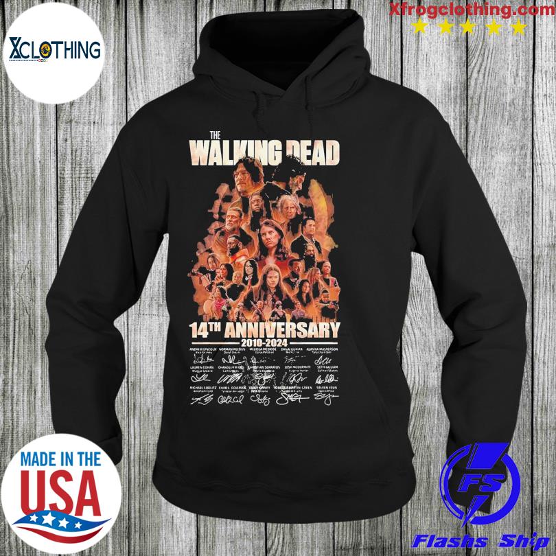 The Walking Dead 14th Anniversary 2010 – 2024 Thank You For The Memories T- Shirt, hoodie, sweater and long sleeve