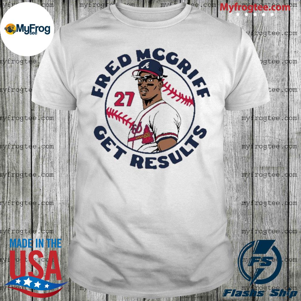 Men's Nike Fred McGriff Atlanta Braves Baseball Hall of Fame 2023 Induction  Name & Number T-Shirt